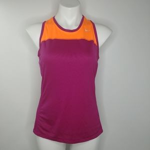 Nike Dri-fit Pink and Orange Running Racerback Top s